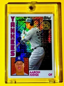 Aaron Judge RARE MINT SILVER MOJO REFRACTOR TOPPS SPECIAL ANNIVERSARY INSERT - Picture 1 of 7