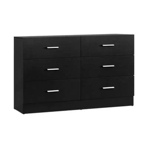 NNEED 6 Chest of Drawers Aluminum Handles Black - Bild 1 von 7