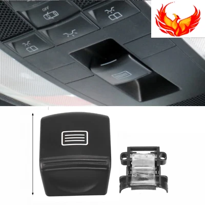 Nuevo 07-11 Mercedes-Benz Negro Techo Corredizo Ventana Interruptor Botón Cubierta W204 -212-W218 Foto 1 de 3