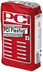 PCI Flexfug 25 kg Sandgrau Flex-Fuge Fugen-Mörtel Fliesen Feinsteinzeug Verfugen - Bild 1 von 7