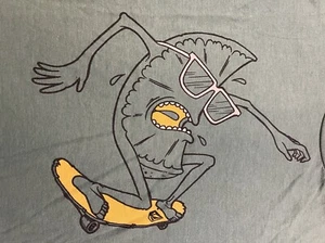 Vintage Volcom Lemon Skateboarding Tee Shirt Size Youth XL RARE! - Picture 1 of 8