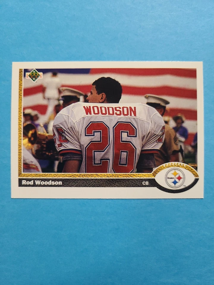 ROD WOODSON 1991 UPPER DECK FOOTBALL CARD # 111 F0132 - Image 1 of 1