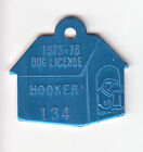 1975-76 HOOKER (OKLAHOMA) DOG LICENSE TAG #134