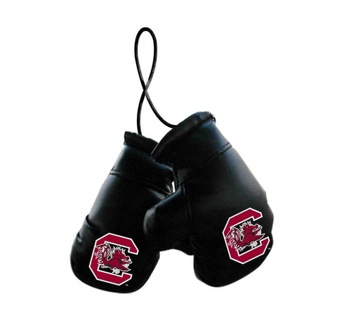 South Carolina Gamecocks Mini Boxing Glove Set [NEW] Hang MMA Fight Car Truck Cover