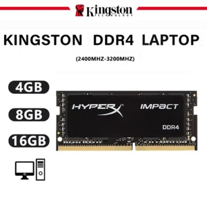Kingston HyperX Impact DDR4 16GB 8GB 4GB 2400 2666 3200 MHZ Laptop RAM Memory - Picture 1 of 22