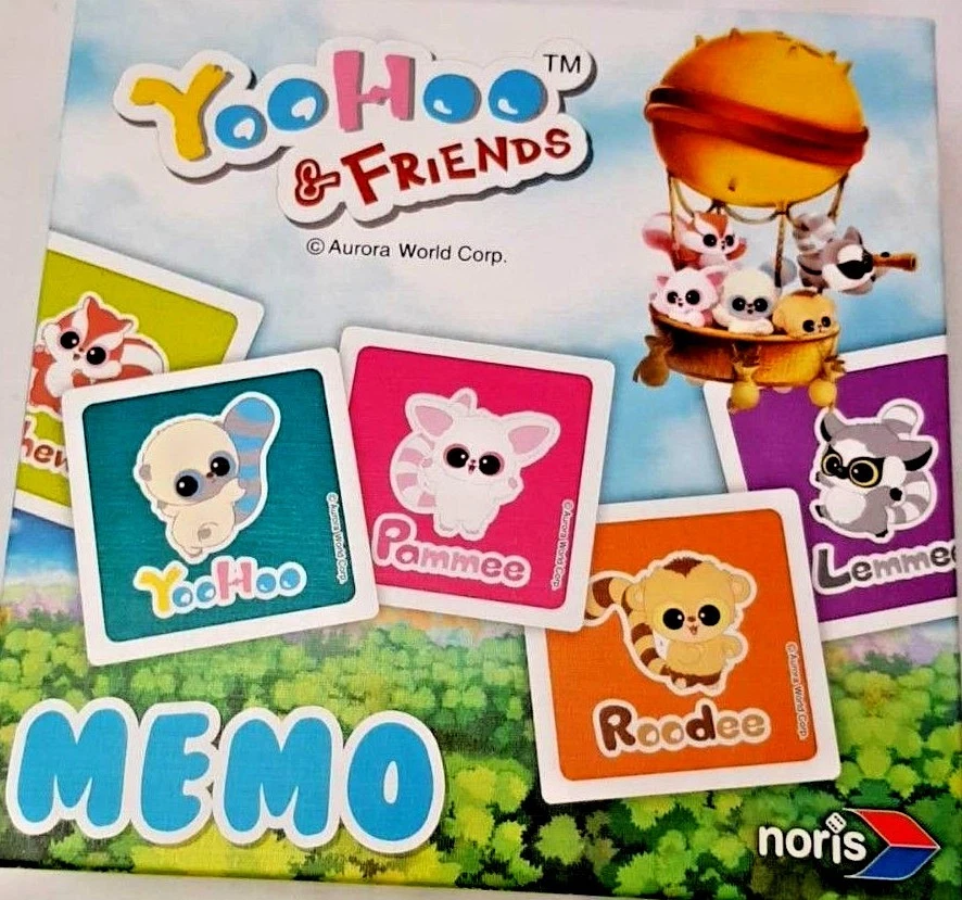 YooHoo e Friends MEMO (tipo Memory) 54 Tessere  - Giochi Noris - Immagine 1 di 3