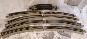 Bachmann HO Scale Curved Track 9 Pieces 92124a42 92124a43 92124a44 And H4402a1 - Picture 1 of 12