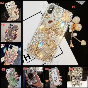 For TCL K23 (T434W) / K24 Case Bling Sparkly Diamonds Cover + Neck Lanyard - Picture 1 of 24