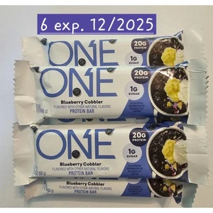 Lote de 6 UNA BARRA DE PROTEÍNAS Marca Arándanos Zapatero Sabor 60 gramos Onebar - Imagen 1 de 4