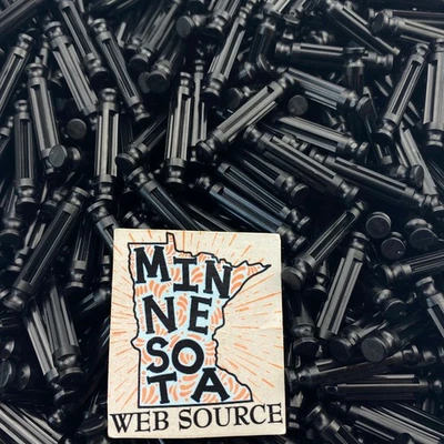 200 NEW Knex Black Rods 1-5/16" - Standard K'nex Replacement Parts - Image 1 of 2