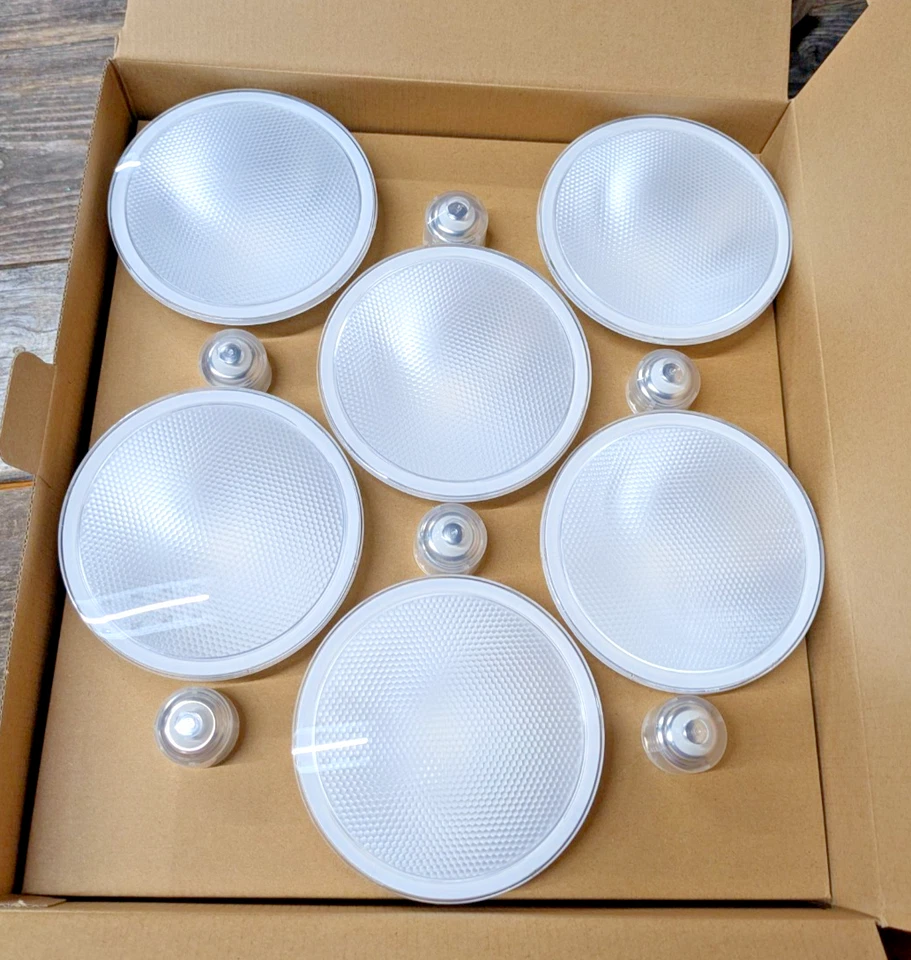 GE LED Outdoor Floodlight PAR38 Daylight Contractor 12 Pack - 2 BOXES (24 bulbs)