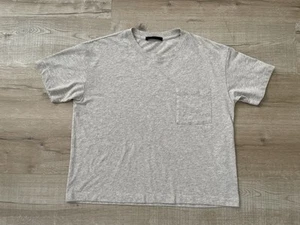 Jenni Kayne Vintage Pocket Tee Heather Grey Boxy T-Shirt Size Medium - Bild 1 von 7