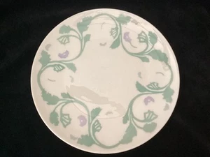 Keramik Art Co. Lenox - Belleek Teller - Creme mit hellgrünem & lila Design - Bild 1 von 3