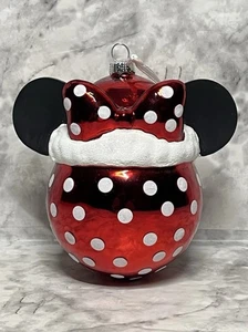 Hallmark Disney Minnie Mouse Globo Vidrio Soplado Adorno - Imagen 1 de 2