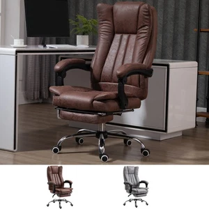Executive Office Chair Computer Swivel Chair for Home with Arm, Footrest - Picture 1 of 23