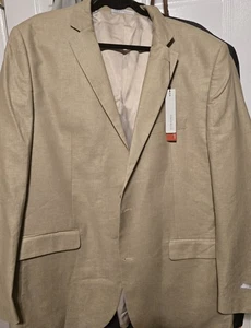 Port Folio Peri Ellis Men's Linen Blend Classic Fit Sport Coat 46R NEW $260 - Picture 1 of 5