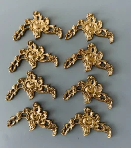 8 pcs. applique ornate resin, coast, decorative furniture , moulding, corner - Picture 1 of 6