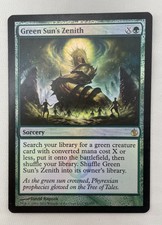 Green Sun's Zenith x1 *FOIL* MTG Mirrodin Besieged 1x Magic Excellent LP Light