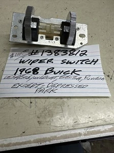 GM 1383812 Wiper Switch 1968 Buick LeSabre, Wildcat, Electra, Riviera NOS +Note - Picture 1 of 11