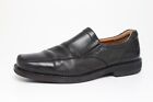 Ecco Men's Black Sas Diplomat Leather Loafers N6247*  Size 45 Eur