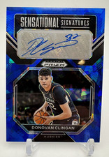 2023 PANINI PRIZM DRAFT PICKS DONOVAN CLINGAN #34/75 BLUE ICE AUTO #SS-DVC