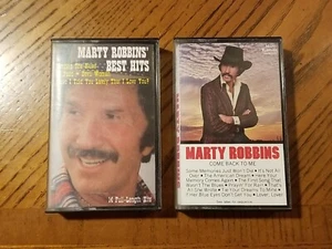 Marty Robbins Come Back To Me & Best Hits Cassette Tape 1981 1982 CBS - Picture 1 of 5