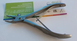 Hohlmeisselzange Mini Friedmann 30 ° gebogen 14,0 cm - Bild 1 von 1