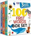 100 First Words Box Set, Hardcover By Paradis, Anne; Sechao, Annie (Ilt), Lik...