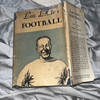 1934 LOU LITTLE'S FOOTBALL / Leominster Printing Co / Harcourt Brace DJ - Image 1 of 4