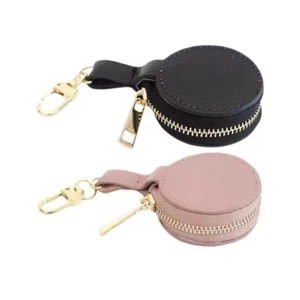 Unique Leather Jewelry Storage Box Case with Keychain Attachment for Women Girls - Picture 1 of 10