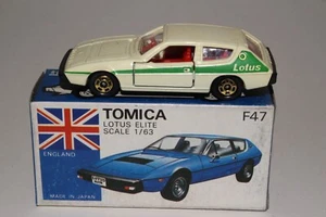 TOMICA POCKET CARS #F47 LOTUS ELITE, CREAM & GREEN, EXCELLENT, BOXED - Picture 1 of 9