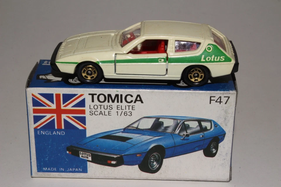 TOMICA POCKET CARS #F47 LOTUS ELITE, CREMA Y VERDE, EXCELENTE, EN CAJA Foto 1 de 4