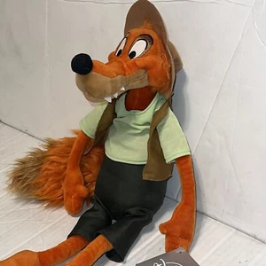 RARE Disney Parks Exclusive Splash Mountain 15in Brer Fox Plush w Tag SEE PHOTOS - Picture 1 of 7