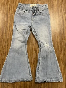 Shyanne Girls Toddler Light Denim Flare Bootcut Jeans Size 4 - Picture 1 of 8