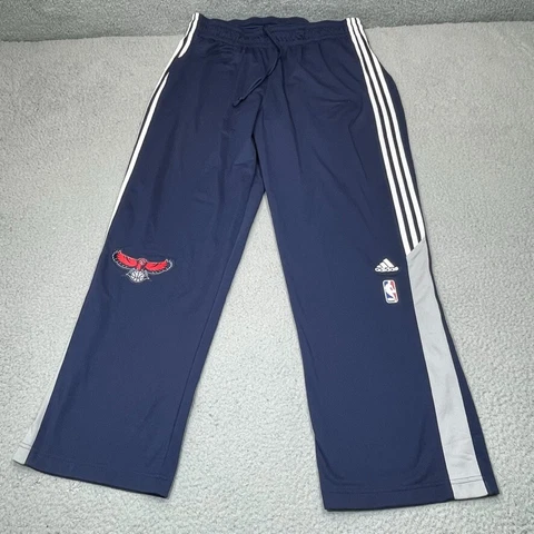 Atlanta Hawks Pants Men Extra Large Blue Track Court NBA Basketball Pocket 37x33 Cover