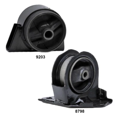 Juego de 2 soportes de motor delanteros y traseros para Mitsubishi Galant 94-98 2,4 L automático Foto 1 de 3