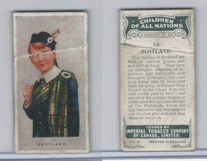 C6 Imperial Tobacco, Children Of All Nations, 1924, #40 Scotland