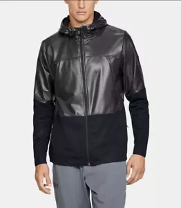 Under Armour UA Hybrid Windbreaker Jacket BLK SZ 3XL 1306456 001 $120 Retail - Picture 1 of 7