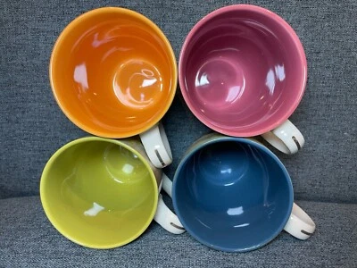 Christian Art Gifts - Novelty Floral Ceramic Scripture Coffee Tea Mugs set of 4 - Image 1 of 4