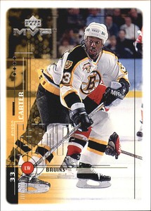 1998-99 Upper Deck MVP Boston Bruins Hockey Card #18 Anson Carter