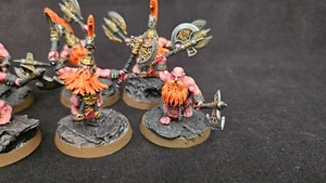 Fyreslayers | Vulkite Berzerkers /W Axes | Painted & Ready for Battle - Picture 1 of 7