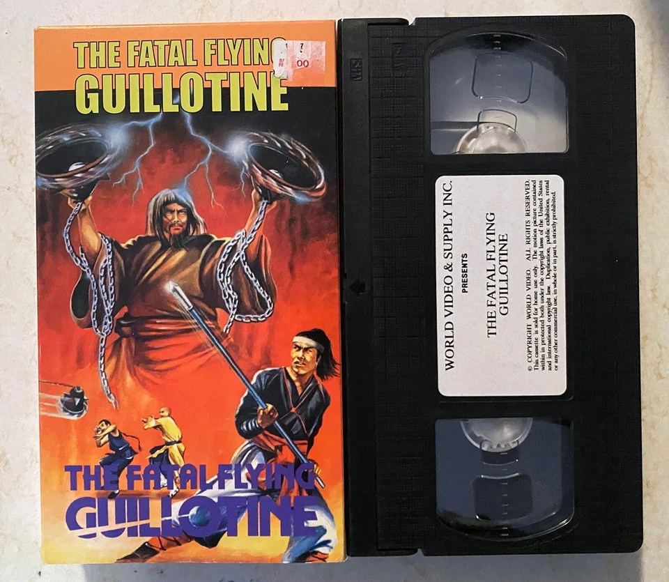 VHS: The Fatal Flying Guillotine: Carter Wong: rare kung-fu martial arts - Image 1 of 1