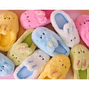 NewJeans Bunini Official Authentic Goods Plush Room Shoes + Tracking Number - Picture 1 of 13