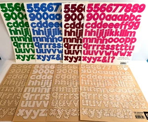 Menge Making Memories klobige Buchstaben, Zahlen & Überlagerungen ~ 1-1/4" hoch - Bild 1 von 4