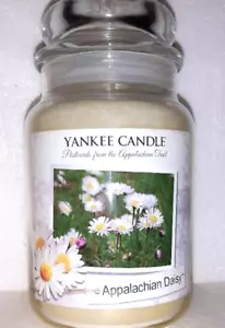 Postales Yankee Candle "APPALACHIAN DAISEY" ~ Grande 22 oz. ~ ETIQUETA BLANCA ~ NUEVO - Imagen 1 de 1
