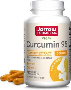 Jarrow Formulas Turmeric Curcumin Supplement - Curcumin 95, Turmeric Supplements - Picture 1 of 9
