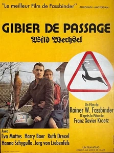 Affiche Cinéma GIBIER DE PASSAGE 40x60cm Poster / Rainer Werner Fassbinder - Picture 1 of 1