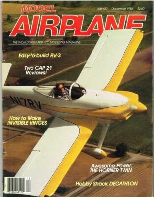 MODEL AIRPLANE NEWS Magazine December 1984 Hobby Shack Decathlon - Image 1 of 2