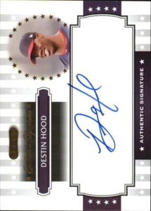 2008 Razor Signature Series Exclusives Autographs #ES26 Destin Hood - NM-MT - Picture 1 of 2
