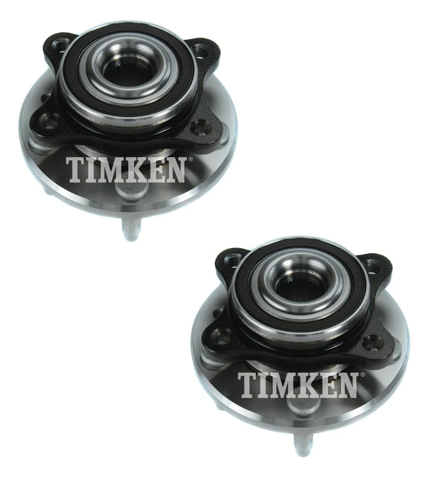 Pair Set of 2 Front Timken Wheel Bearing Hub Assemblies Kit for Ford Mercury FWD - Image 1 of 1